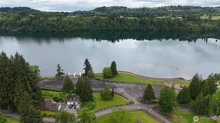 Walk to boat launch and Swimming area.