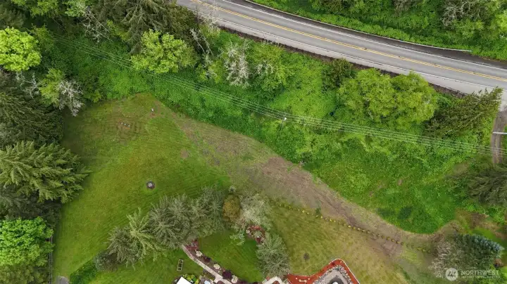 Easement of Hwy 12 or Beach road, septic in ready to drill your own well and have a lake view!