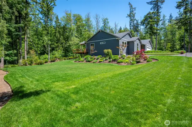 Immaculate landscaping