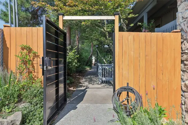 Welcome to View Ridge Vista - a small lovely well run condo community in the heart of Wedgwood. Enter through this secure walk way to your exterior front door.