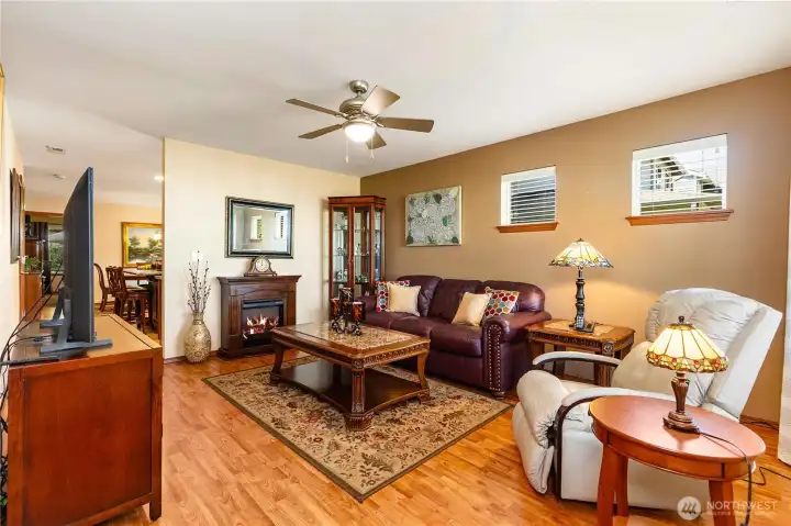Living room upon entry