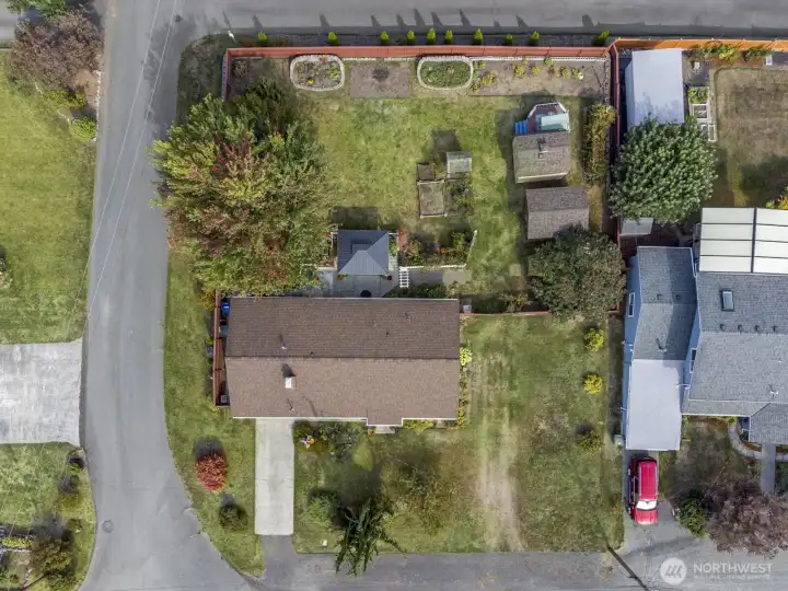 A wonderful home on a large level lot.