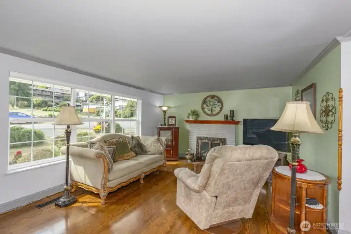 Beautiful hardwood floors.