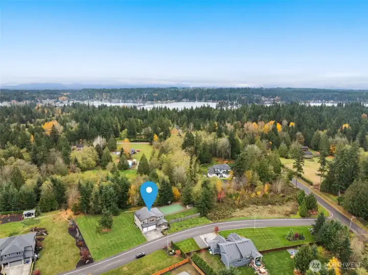 Another view looking east toward Lake Goodwin.