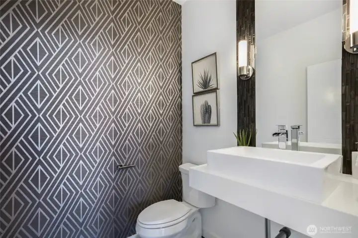 Main floor powder room