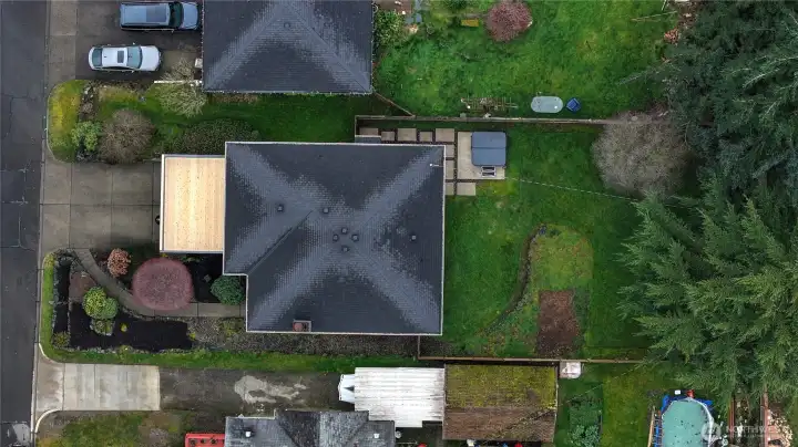 Great lot, on dead end street.