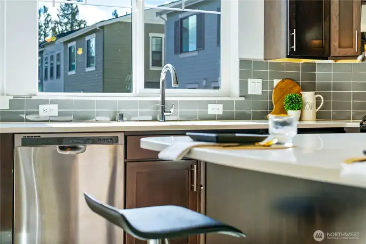 Lots of windows for natural light