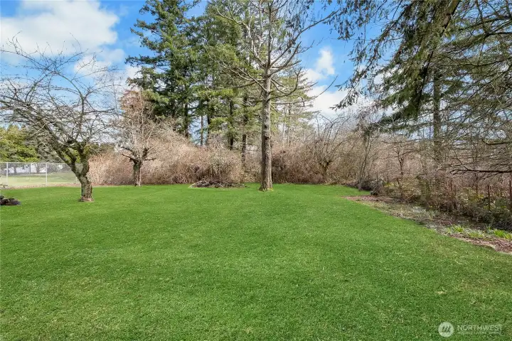 So much additional space could potentially support another structure.