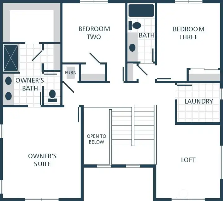 Photographs are for illustrative purposes only. Features, finishes, interior/exterior colors, landscaping and floorplan shown may vary from actual homes built