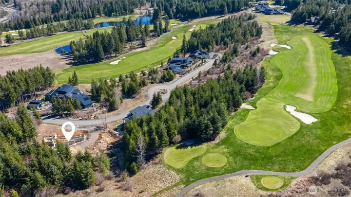 Hole 11 located behind property