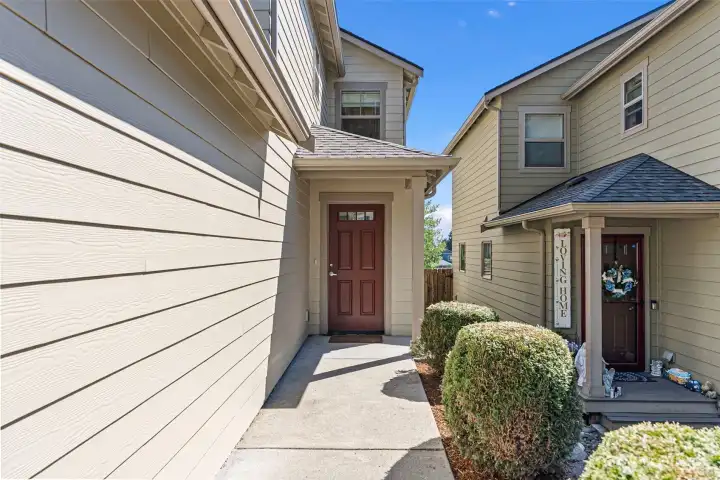 Entry to front door