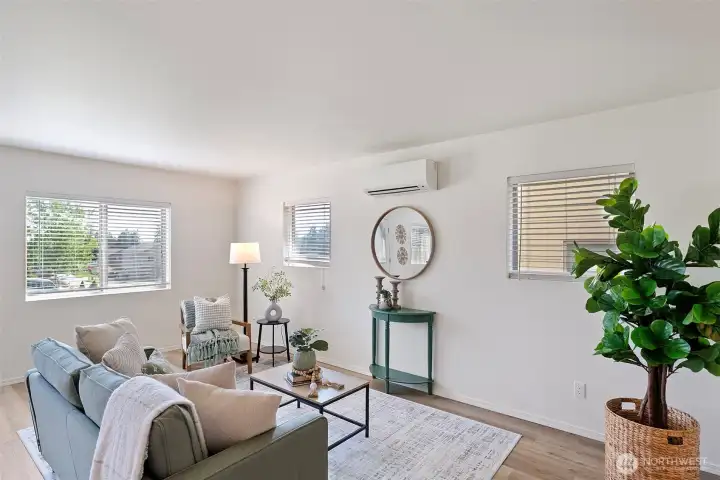 living area from angle