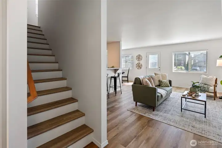 staircase leading to upstairs