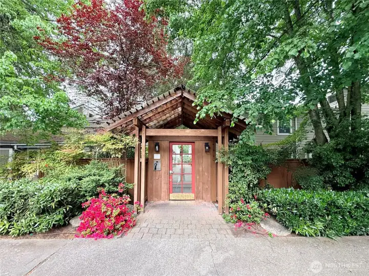 Security access door to condominiums