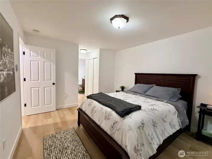 Another view of the primary bedroom.