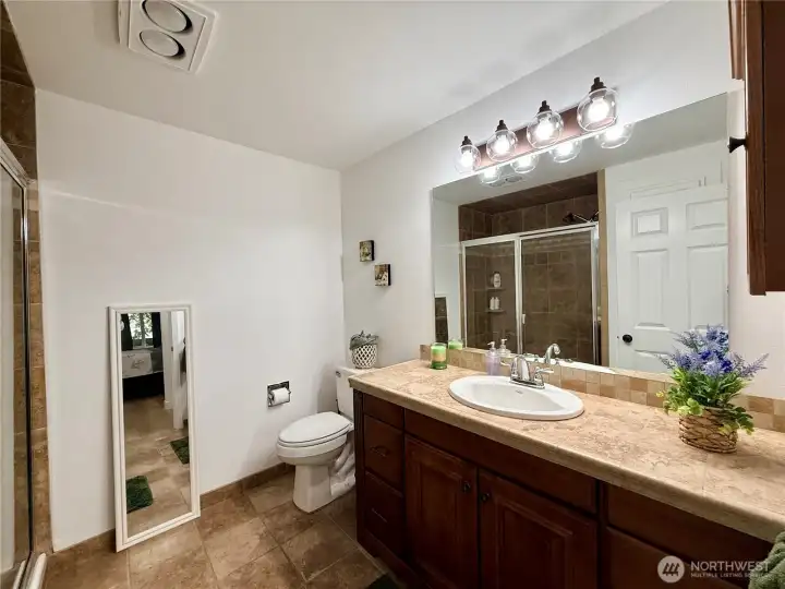 Primary bathroom.