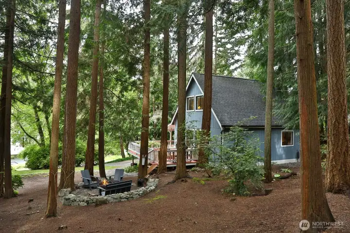 View from the southeast portion of the lot reflecting the expansiveness of the lot.