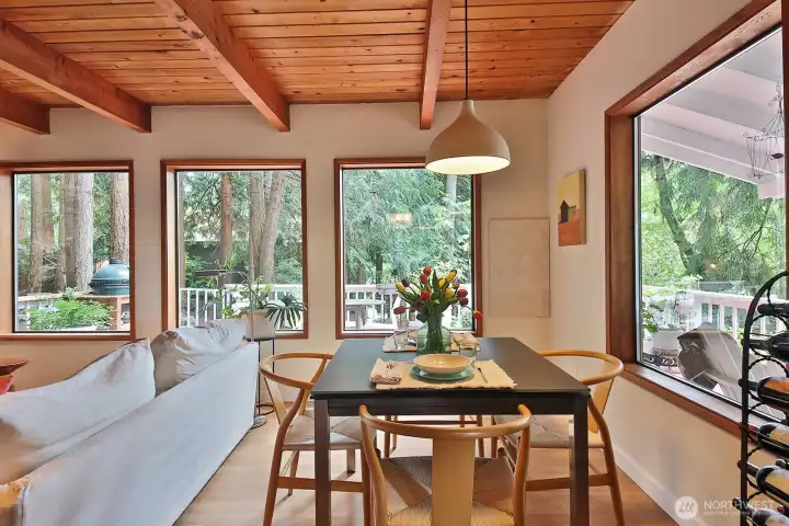 And another large window on the western side of your home.