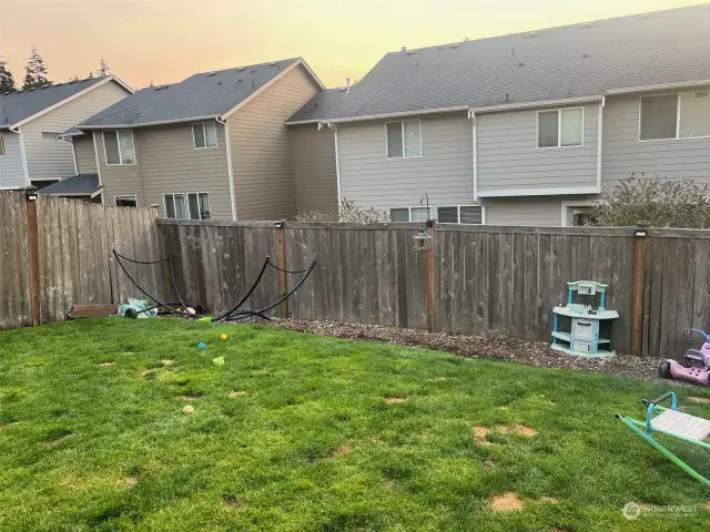 Larger Back Yard