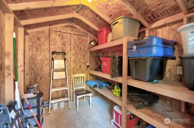 INSIDE OF SHED