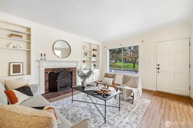 Tons of Natural Light in this Living Room.