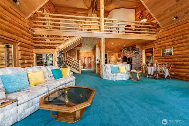Open floor plan.