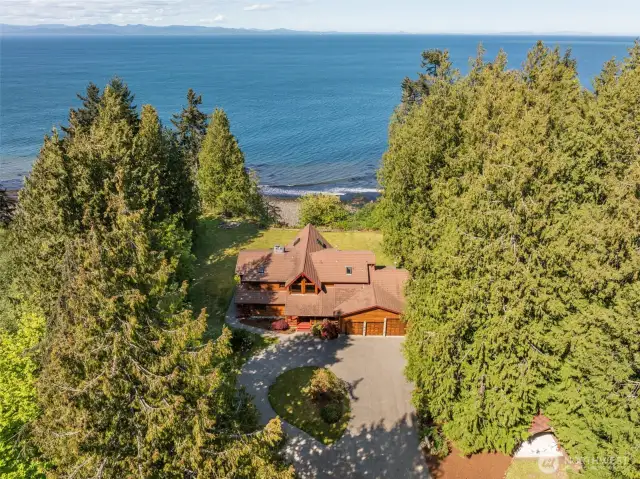 73 Acres with about 1/4 mile of private beach