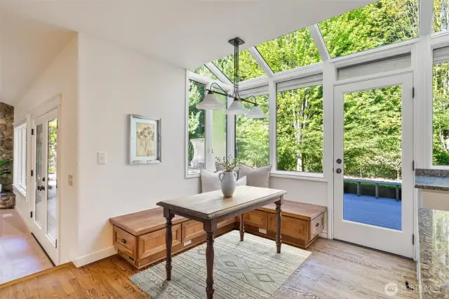 Kitchen Dining Nook (Virtually Staged)
