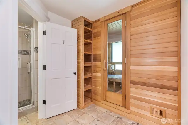 Primary Bathroom Sauna