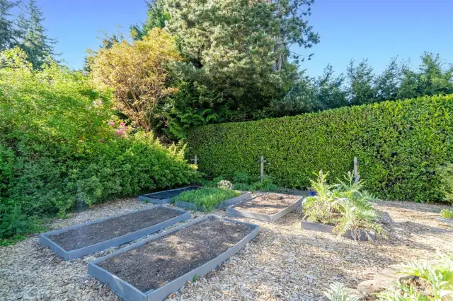 Fenced Garden Area