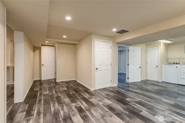 Flex space downstairs