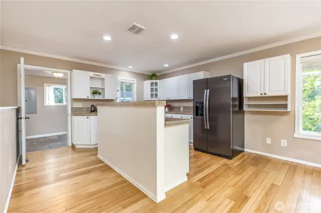 Beautiful bamboo flooring