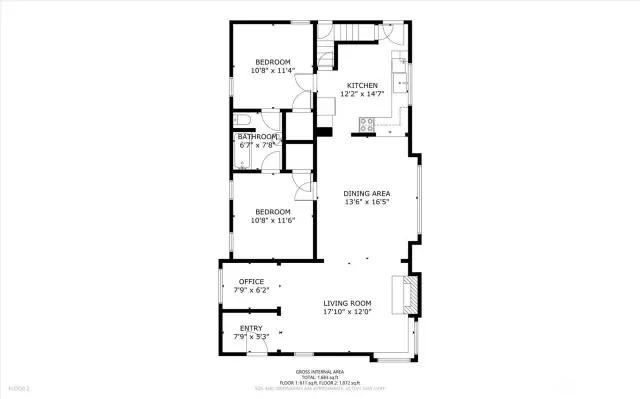 Main level floor plan. Wonderful floor plan