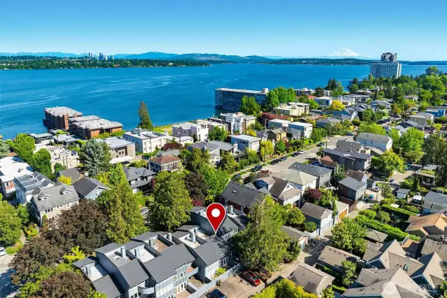 Fabulous location-Quiet, 1 block to lake and a couple of blocks to Madison Park restraurants.
