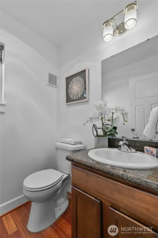 Main floor 1/2 bathroom.