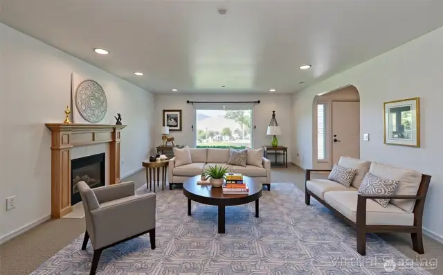 Living Room-Virtually Staged
