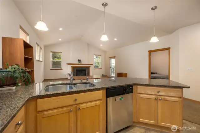 Large eating bar - Water filtration system for kitchen sink