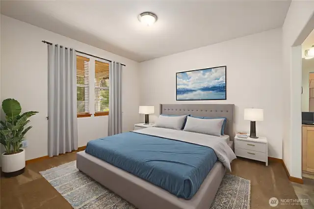Expansive Primary Bedroom - Virtually Staged