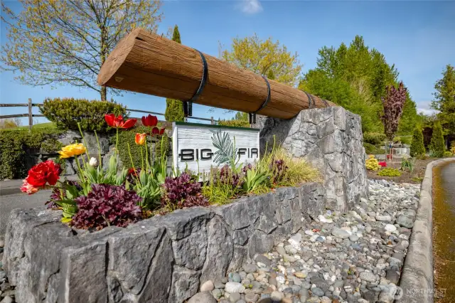 Big Fir Active Adult Community entrance
