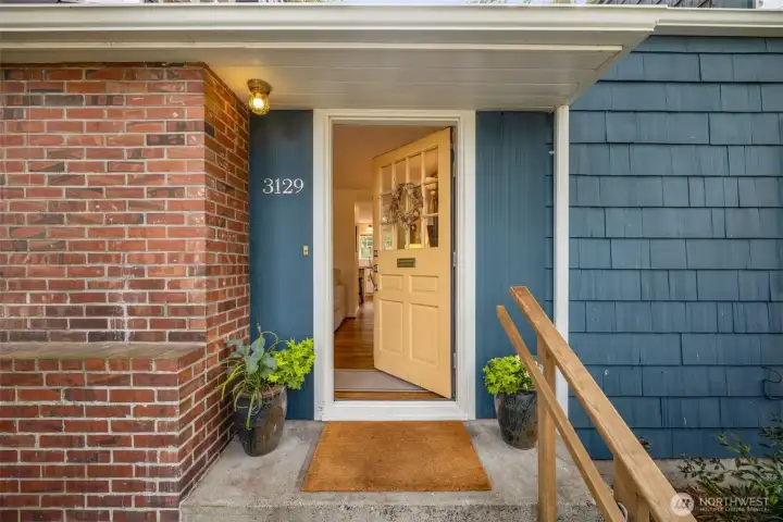 Elegant and inviting entry welcomes you home.