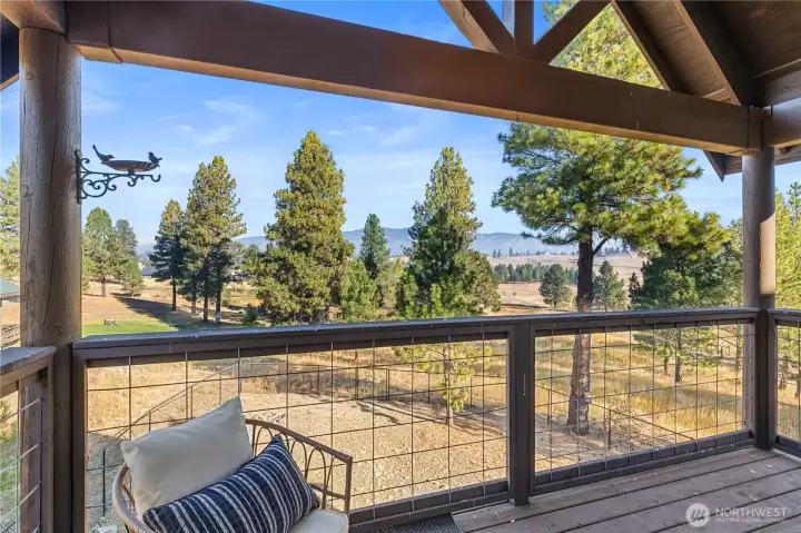 Balcony off primary