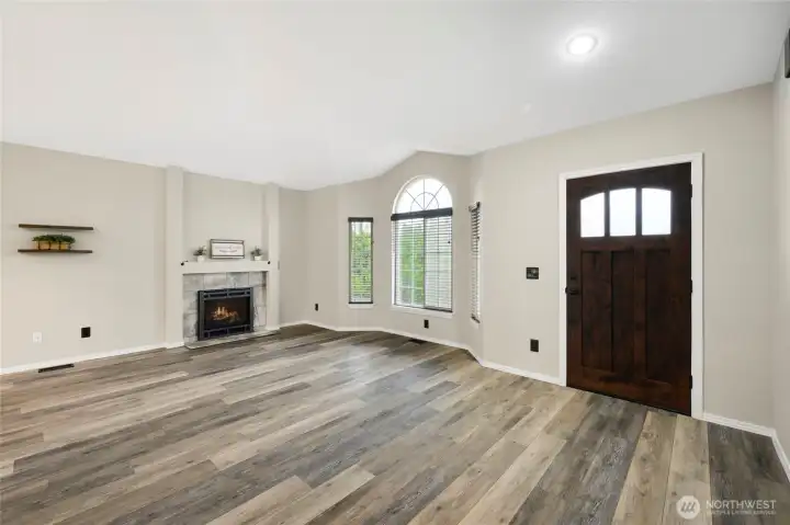 LVP flooring on the main.