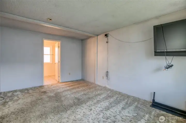 Primary bedroom with en suite bath