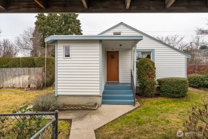 Back door from garage