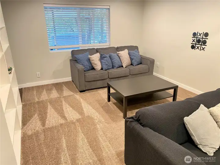 Another view of the finished room