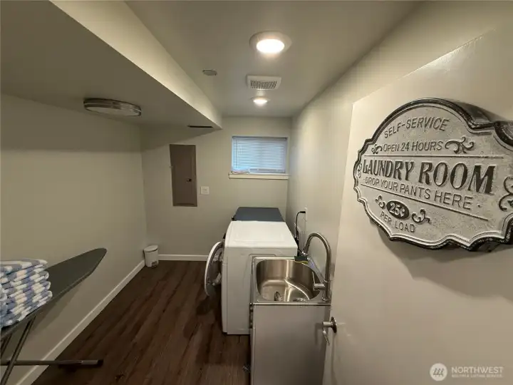Large downstairs Laundry
