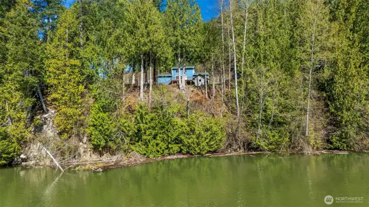 High above Alder lake, this home offers spectacular views!