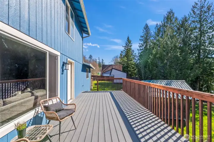 Newer composite deck