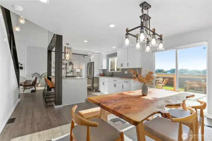 Multiple living and gathering areas create comfortable separation of space for busy households. Multiple living and gathering areas create comfortable separation of space for busy households.