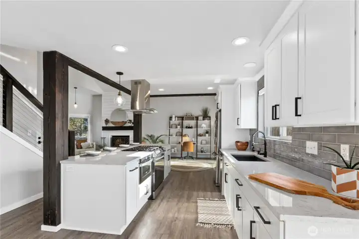 Bright and airy interiors are complemented by neutral tones and durable flooring throughout. Bright and airy interiors are complemented by neutral tones and durable flooring throughout.